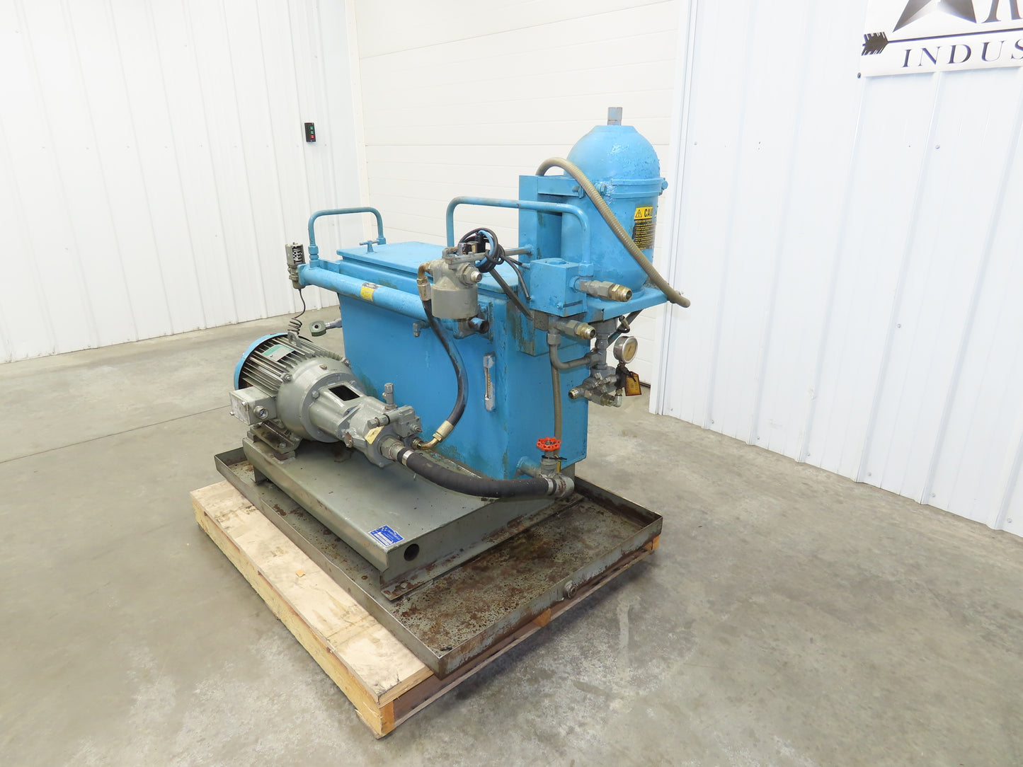 Cross CSE30/PVQ20 Hydraulic Power Unit 70 Gallon Tank 10 GPM 3000PSI 230/460V