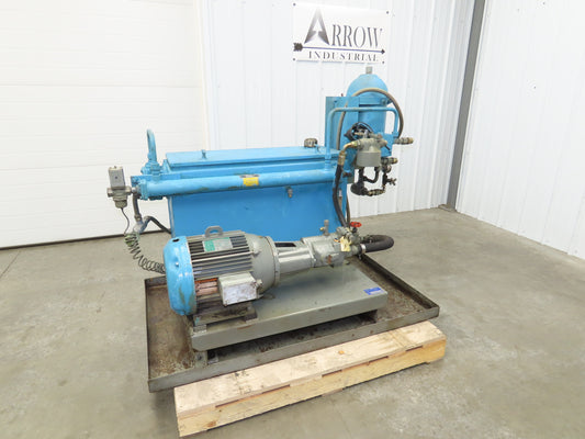 Cross CSE30/PVQ20 Hydraulic Power Unit 70 Gallon Tank 10 GPM 3000PSI 230/460V
