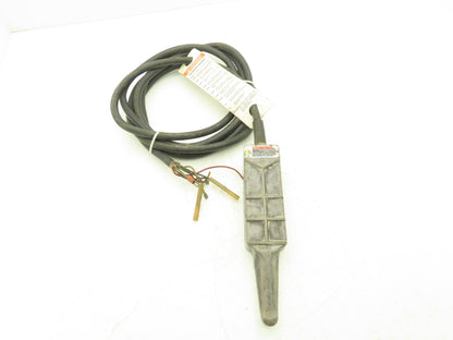 CM LodeStar Crane 4-Position Rocker Switch Pendant 2-Speed Hoist 1-Speed Trolley