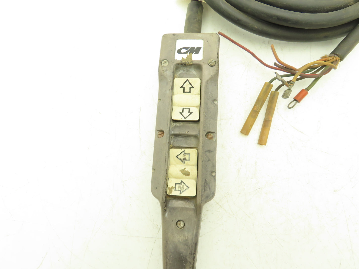 CM LodeStar Crane 4-Position Rocker Switch Pendant 2-Speed Hoist 1-Speed Trolley