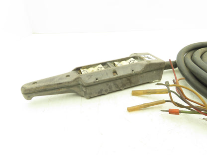 CM LodeStar Crane 4-Position Rocker Switch Pendant 2-Speed Hoist 1-Speed Trolley
