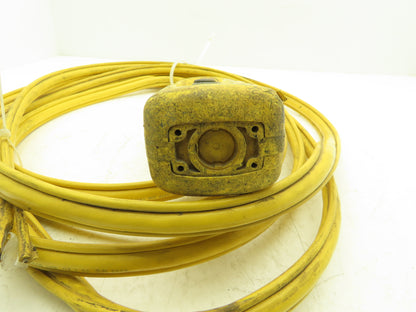 Telemecanique XAC-A06 Crane Hoist 6-Button Control Pendant 1-Speed 26' Cord