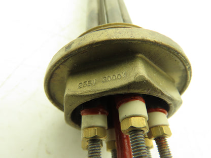 Rica Immersion Heating Element 265V 3000W 1.5"NPT Screw Plug 13"L Tube