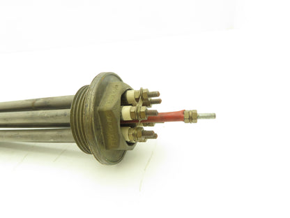 Rica Immersion Heating Element 265/460V 7200W 1.5"NPT Screw Plug 24"L Tube