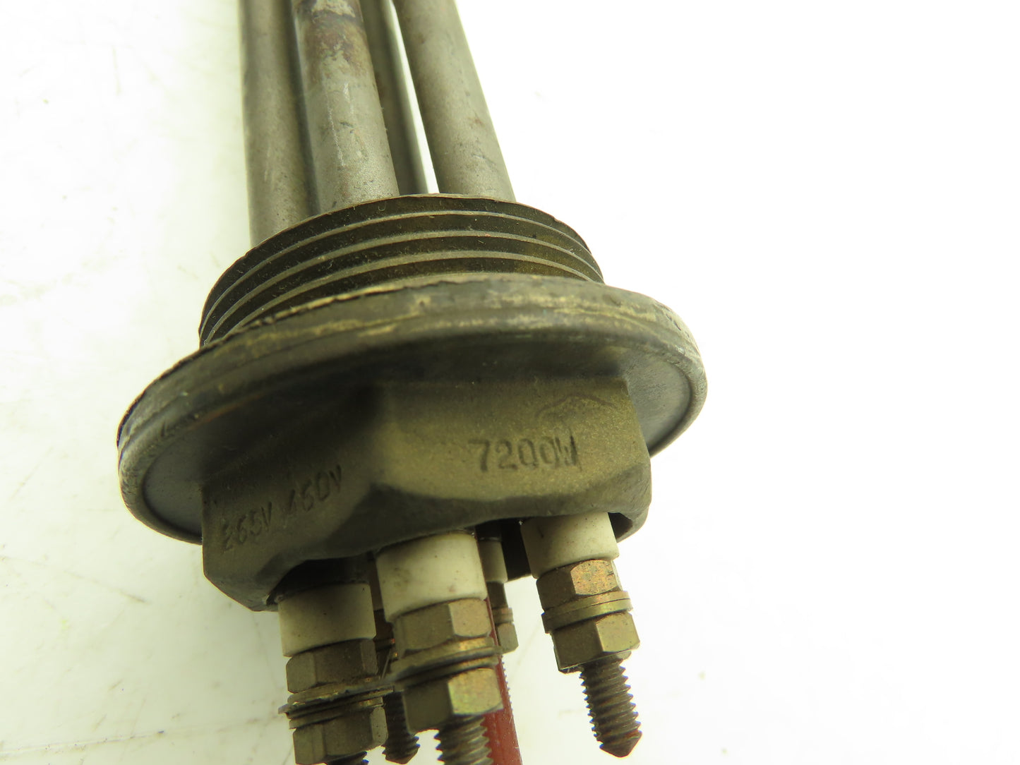 Rica Immersion Heating Element 265/460V 7200W 1.5"NPT Screw Plug 24"L Tube