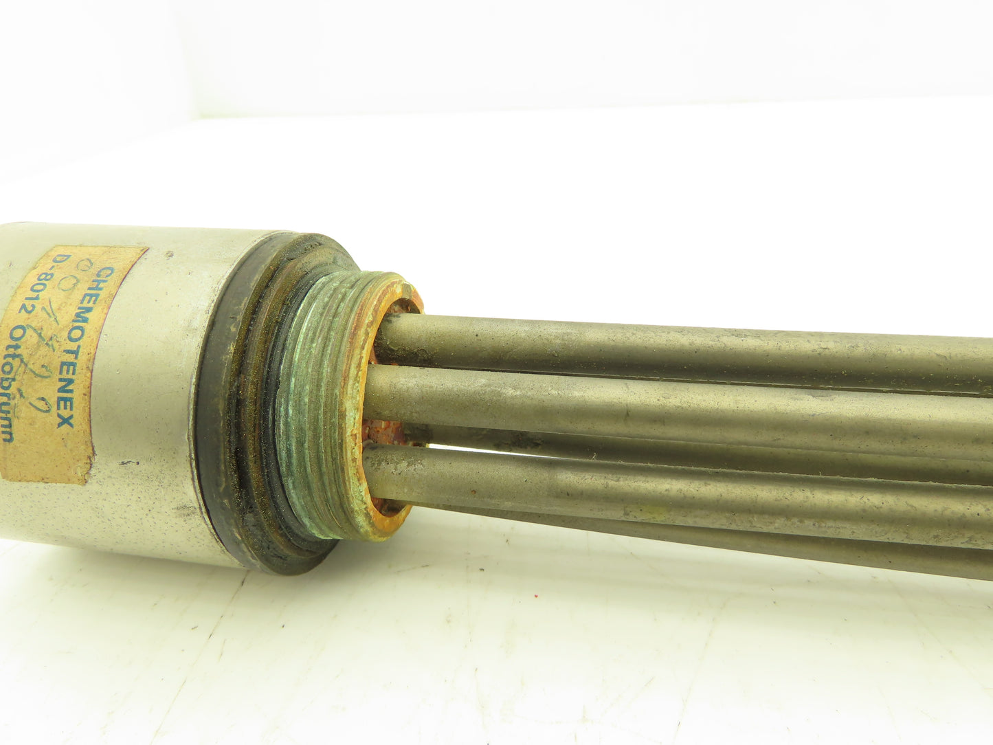 Rica Immersion Heating Element 265/460V 7200W 1.5"NPT Screw Plug 24"L Tube