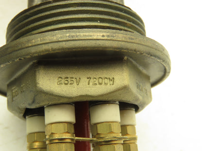 Rica Immersion Heating Element 265V 7200W 1.5"NPT Screw Plug 24"L Tube