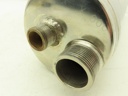 Spirec H.14.48.EP.TR2 Stainless Spiral Plate Heat Exchanger 3/4"x 1-1/4"BSP