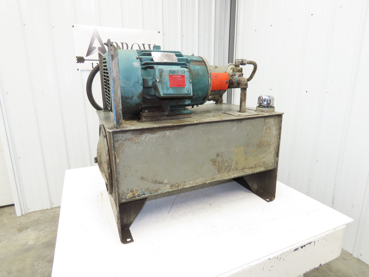 Vickers V10 1P5P 1A20 382084-1 Hydraulic Power Unit 5GPM 230/460V 3Ph 20 Gallon