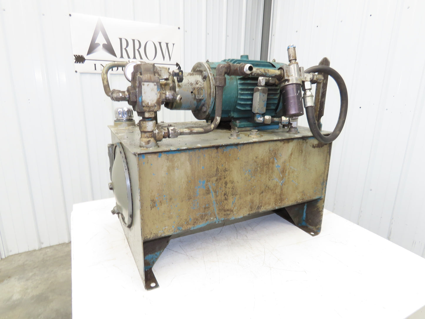 Vickers V10 1P5P 1A20 382084-1 Hydraulic Power Unit 5GPM 230/460V 3Ph 20 Gallon