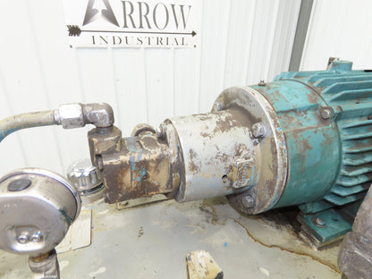 Vickers V10 1P5P 1A20 382084-1 Hydraulic Power Unit 5GPM 230/460V 3Ph 20 Gallon