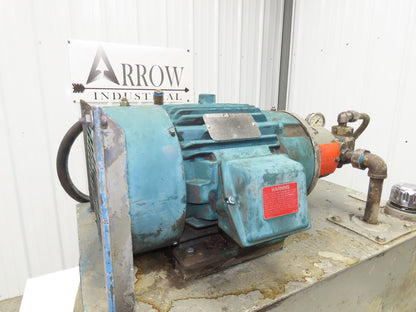 Vickers V10 1P5P 1A20 382084-1 Hydraulic Power Unit 5GPM 230/460V 3Ph 20 Gallon
