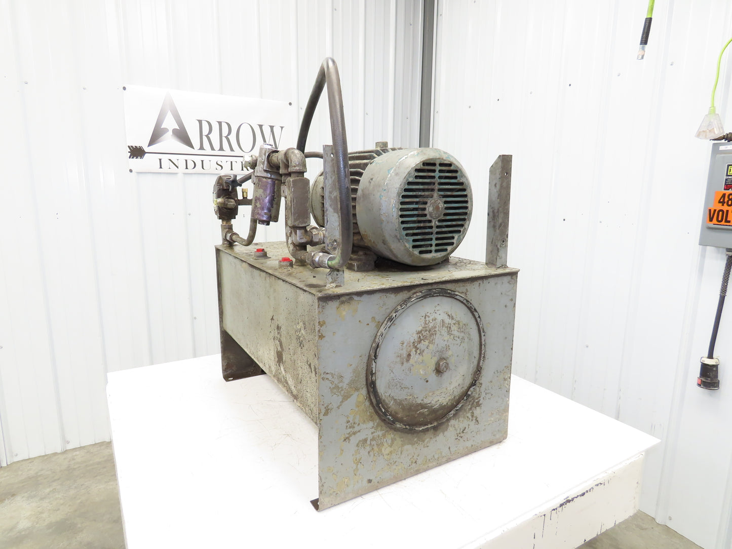 Vickers V10 1P5P 1A20 382084-1 Hydraulic Power Unit 5GPM 230/460V 3Ph 20 Gallon