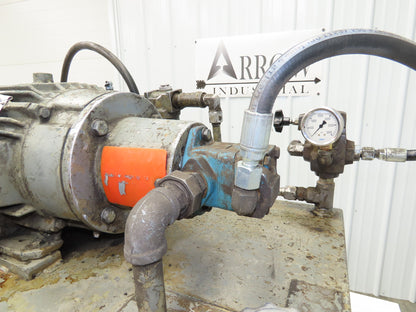 Vickers V10 1P5P 1A20 382084-1 Hydraulic Power Unit 5GPM 230/460V 3Ph 20 Gallon