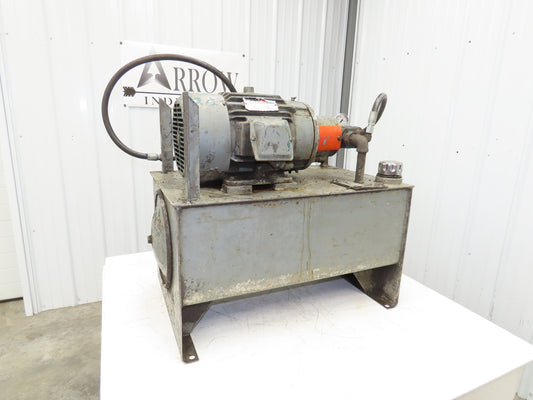Vickers V10 1P5P 1A20 382084-1 Hydraulic Power Unit 5GPM 230/460V 3Ph 20 Gallon