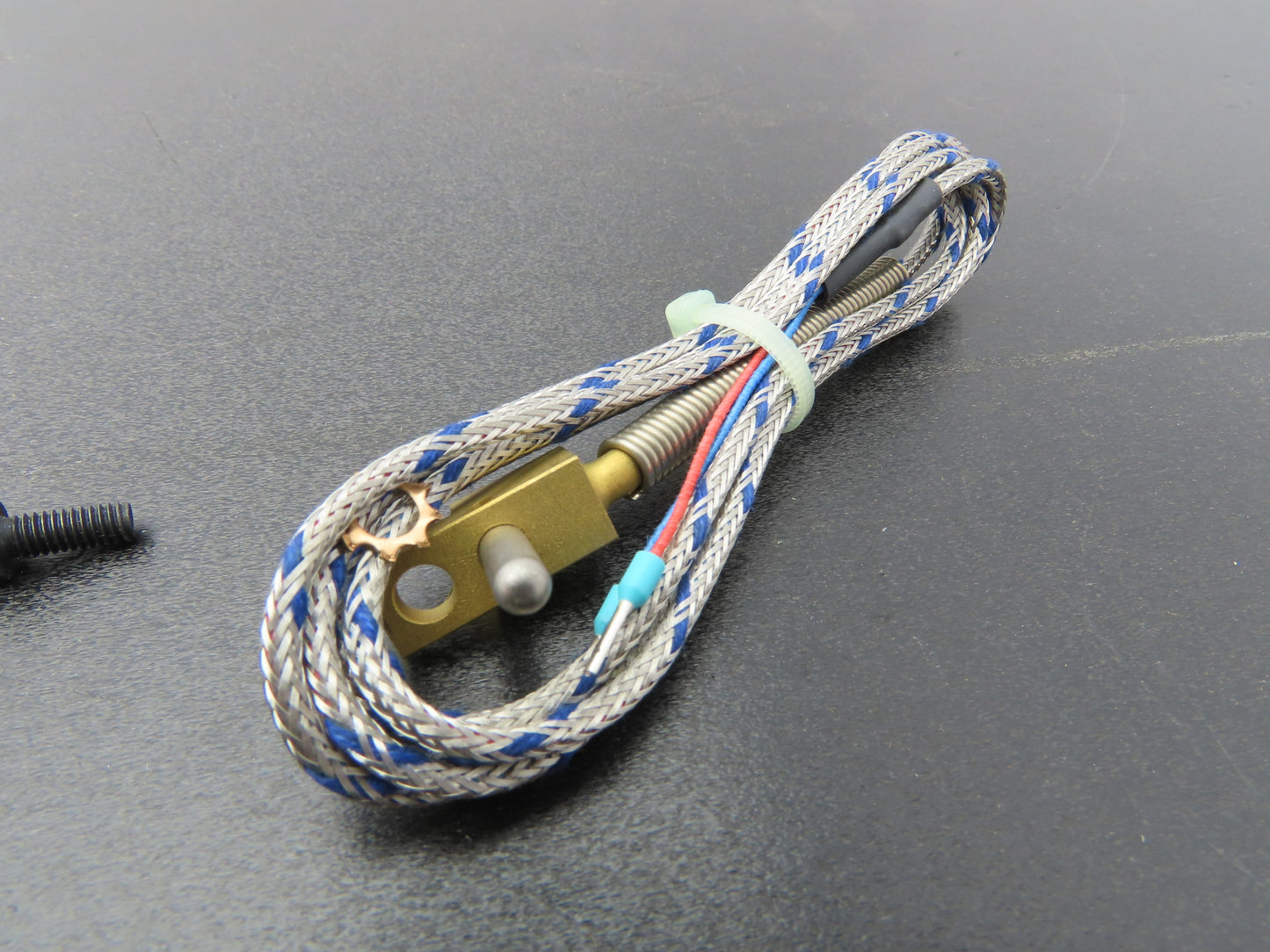 Gunther 1xFe-CuNi L Thermocouple Probe .49" Mount Hole .17" 2 Wire Pin Connect