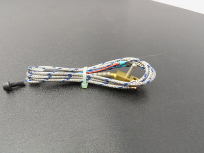 Gunther 1xFe-CuNi L Thermocouple Probe .49" Mount Hole .17" 2 Wire Pin Connect