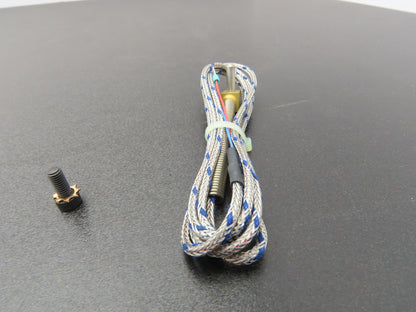 Gunther 1xFe-CuNi L Thermocouple Probe .49" Mount Hole .17" 2 Wire Pin Connect