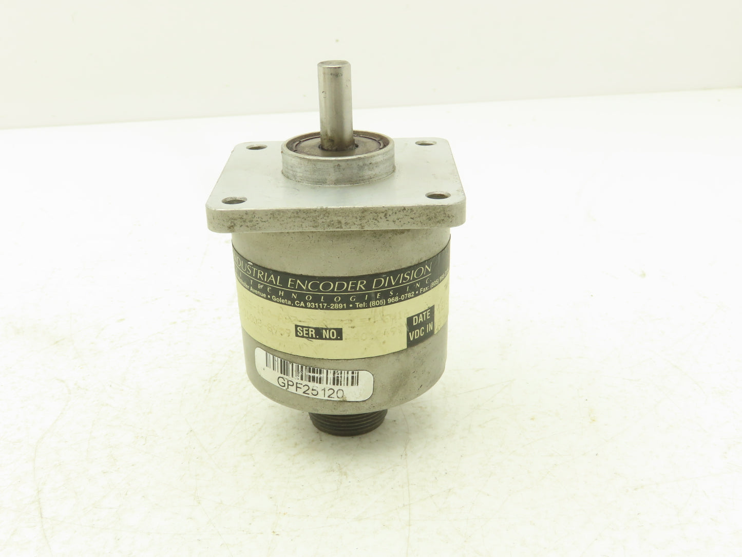 BEI Industrial H25D-SS-180-ABZ-7406R-LED-EM16 Rotary Encoder 5VDC 3/8" Shaft