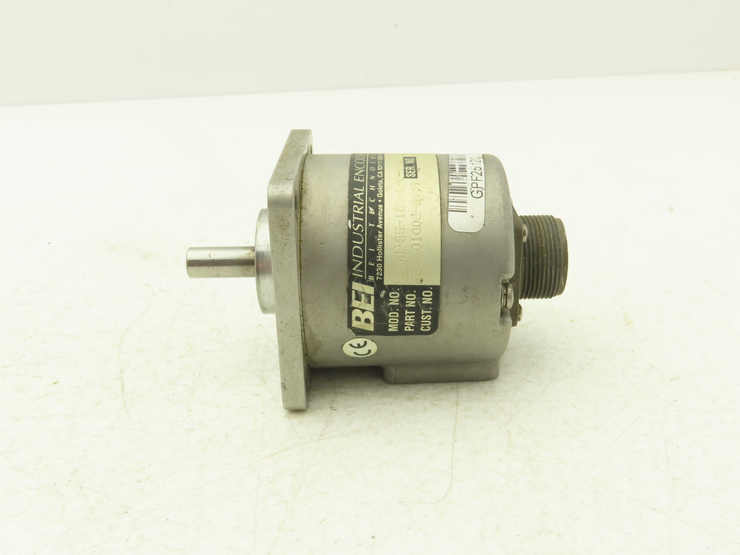 BEI Industrial H25D-SS-180-ABZ-7406R-LED-EM16 Rotary Encoder 5VDC 3/8" Shaft
