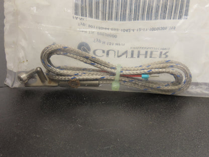 Gunther 00620000 Thermocouple Probe .49" Mount Hole .25" 2 Wire Pin Lot of 3