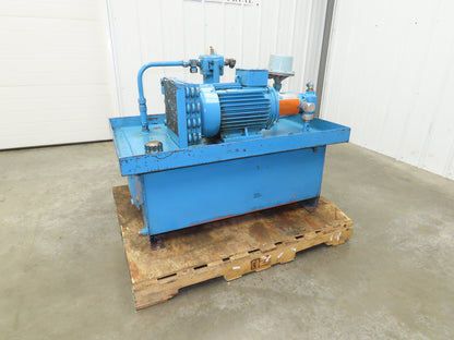 Vickers Hydraulic Power Unit 30 Gallon 11 GPM 2000 PSI 3Hp 230/460V 3PH