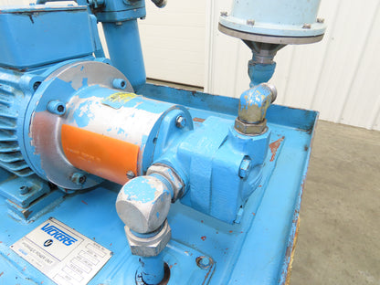 Vickers Hydraulic Power Unit 30 Gallon 11 GPM 2000 PSI 3Hp 230/460V 3PH