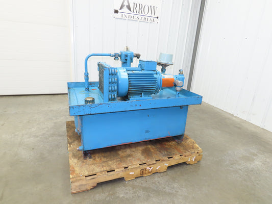 Vickers Hydraulic Power Unit 30 Gallon 11 GPM 2000 PSI 3Hp 230/460V 3PH
