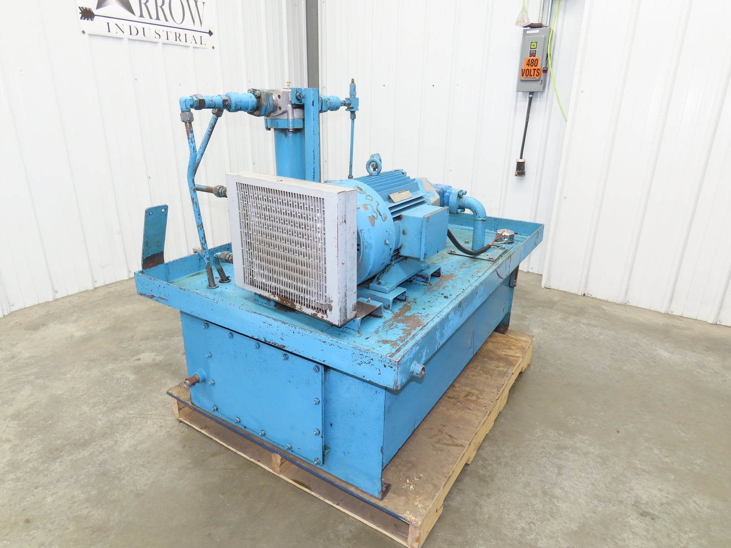 Vickers Hydraulic Power Unit 60 Gallon 17 GPM 3000 PSI 3Hp 230/460V 3PH