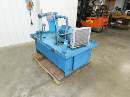 Vickers Hydraulic Power Unit 60 Gallon 17 GPM 3000 PSI 3Hp 230/460V 3PH