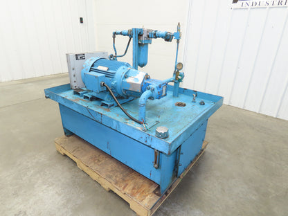 Vickers Hydraulic Power Unit 60 Gallon 17 GPM 3000 PSI 3Hp 230/460V 3PH