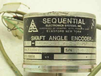 Sequential 25GN-360-IZ-E1S-15V-H1F1D1FB3T3 Rotary Encoder 5-24VDC 1/4" Shaft