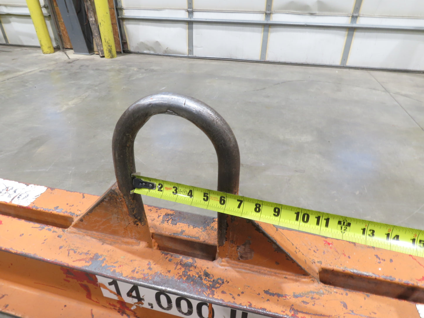 14000 Lb Rigging Lifting Beam Spreader Bar 8-Hook 200" Spread Center Lift