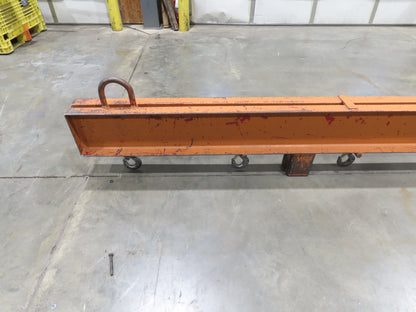 14000 Lb Rigging Lifting Beam Spreader Bar 8-Hook 200" Spread Center Lift