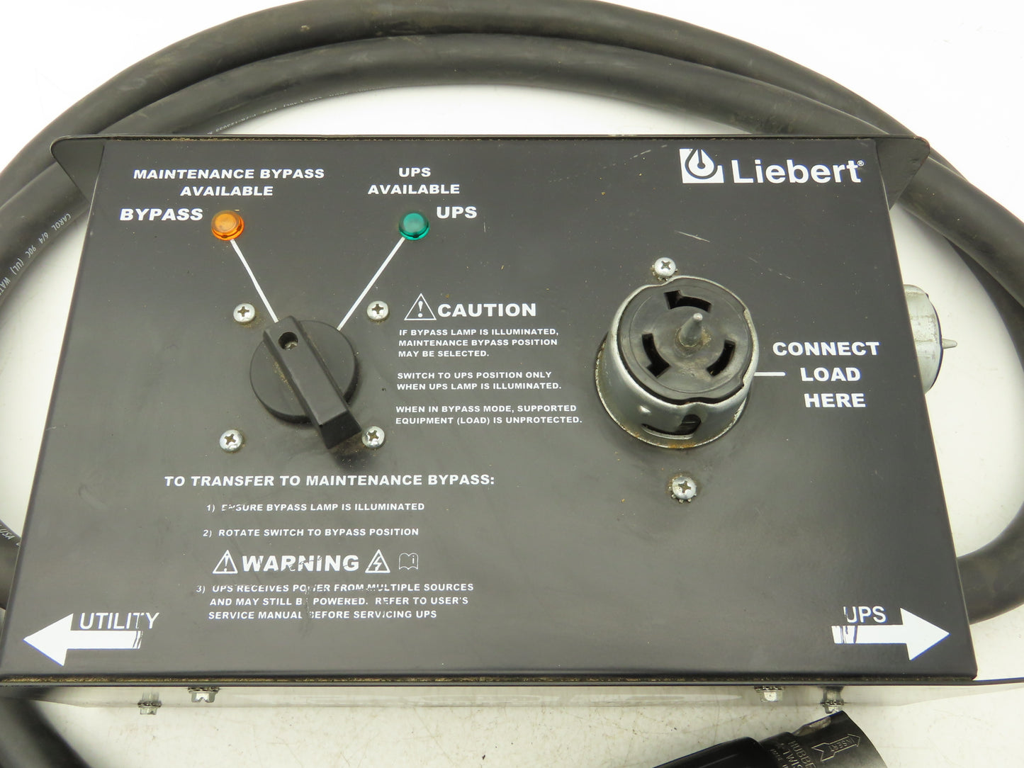 Liebert VPMPRN20 POD UPS Power Distribution Transfer Switch 40A 120/240V 1PH