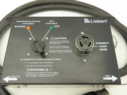 Liebert VPMPRN20 POD UPS Power Distribution Transfer Switch 40A 120/240V 1PH
