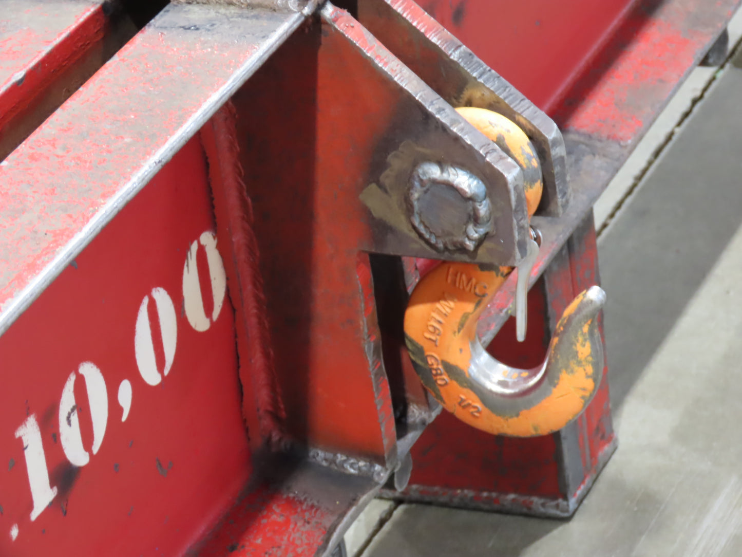 10000 Lb Rigging Lifting Beam Spreader Bar 11-Hook 215" Spread Center Lift