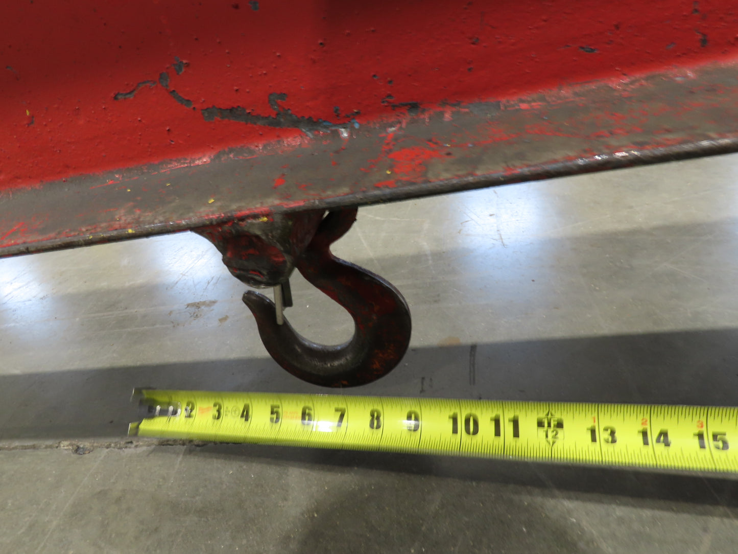 10000 Lb Rigging Lifting Beam Spreader Bar 11-Hook 215" Spread Center Lift