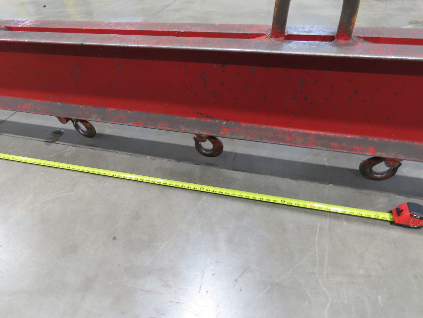 10000 Lb Rigging Lifting Beam Spreader Bar 11-Hook 215" Spread Center Lift