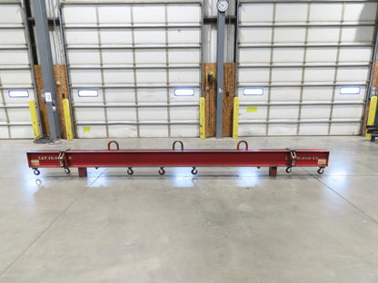 10000 Lb Rigging Lifting Beam Spreader Bar 11-Hook 215" Spread Center Lift