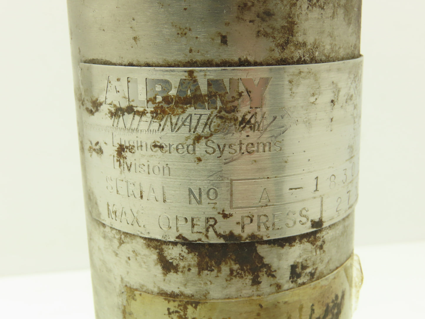 Albany International Stainless Steel Single Canister Water Filter 1"NPT 275PSI