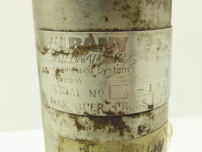 Albany International Stainless Steel Single Canister Water Filter 1"NPT 275PSI