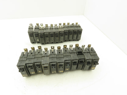 General Electric AB120 Circuit Breaker 1-Pole 20A Bolt-In 120/240V  Lot of 22