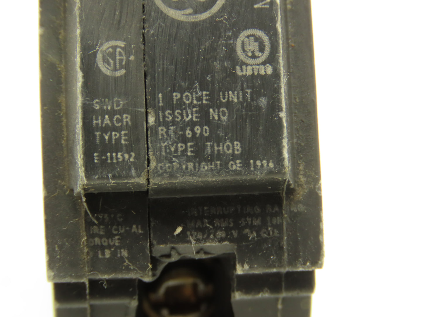 General Electric AB120 Circuit Breaker 1-Pole 20A Bolt-In 120/240V  Lot of 22