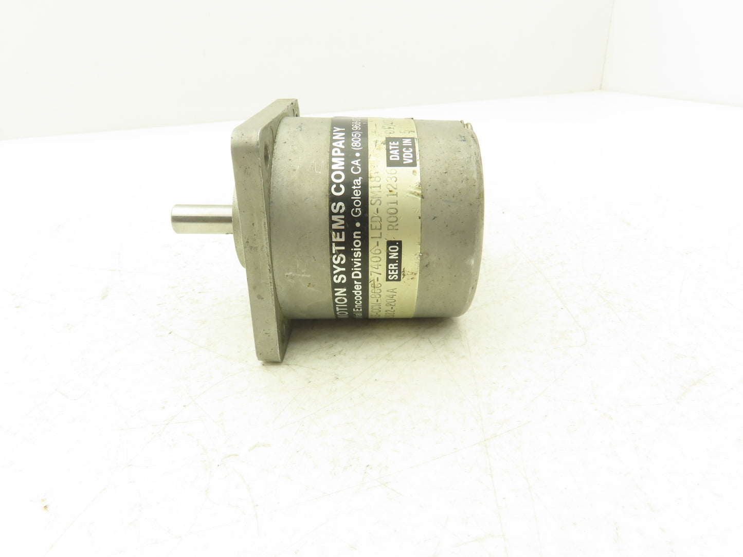 BEI Industrial H25D-SS-CCW-8GC-7406-LED-SM18 Rotary Encoder 5V 3/8" Shaft