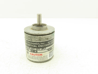 BEI Industrial H25E-SB-7200-M5-ABZC-8820-SM13 Rotary Encoder 5V 3/8" Shaft