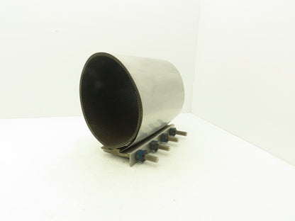 Dresser 364 Stainless Steel Pipe Repair Clamp 8.54"-8.94" 4-Bolt 12" Wide