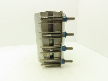 Dresser 364 Stainless Steel Pipe Repair Clamp 8.54"-8.94" 4-Bolt 12" Wide