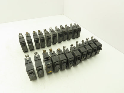General Electric THQB1120 Circuit Breaker 1-Pole 20A Screw In 120/240V Lot of 22