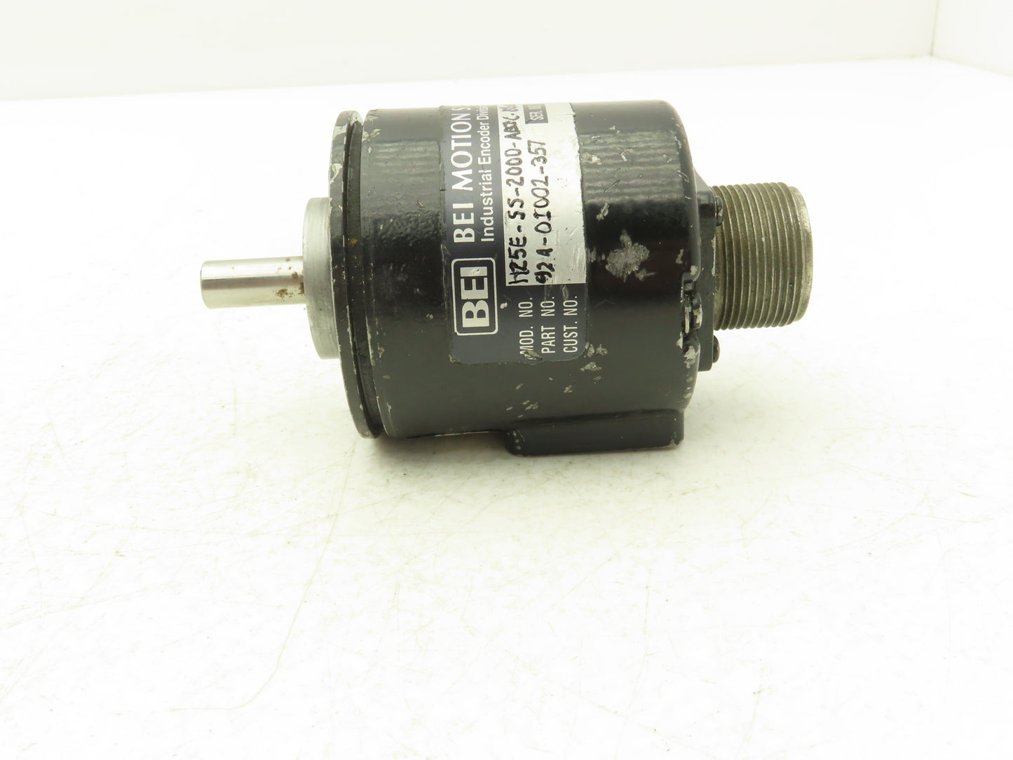 BEI Industrial H25E-SS-2000-ABZC-8800-LED-EM18 Rotary Encoder 5V 3/8" Shaft